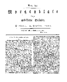 Morgenblatt für gebildete Stände, Freitag, 11. October 1811, No 244.