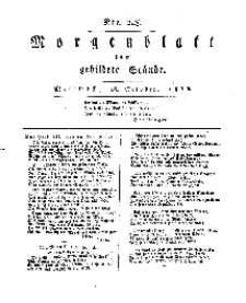 Morgenblatt für gebildete Stände, Mittwoch, 16. October 1811, No 248.