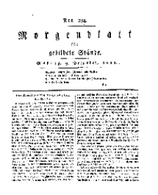 Morgenblatt für gebildete Stände, Montag, 9. Dezember 1811, No 294.