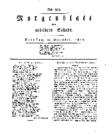 Morgenblatt für gebildete Stände, Dienstag, 10. Dezember 1811, No 295.