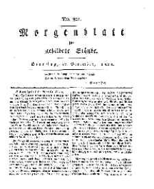 Morgenblatt für gebildete Stände, Dienstag, 17. Dezember 1811, No 301.