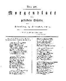 Morgenblatt für gebildete Stände, Dienstag, 24. Dezember 1811, No 307.