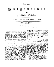 Morgenblatt für gebildete Stände, Montag, 30. Dezember 1811, No 312.