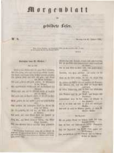 Morgenblatt für gebildete Leser, 1848, Montag, 10. Januar 1848, Nr 8.