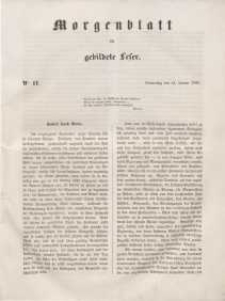 Morgenblatt für gebildete Leser, 1848, Donnerstag, 13. Januar 1848, Nr 11.