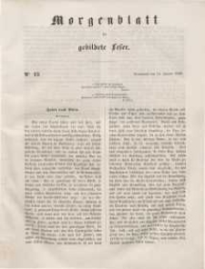 Morgenblatt für gebildete Leser, 1848, Sonnabend, 15. Januar 1848, Nr 13.