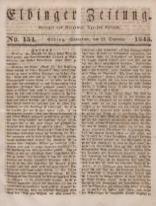 Elbinger Zeitung, No. 154 Sonnabend, 27. Dezember 1845