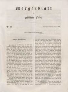 Morgenblatt für gebildete Leser, 1848, Sonnabend, 22. Januar 1848, Nr 19.