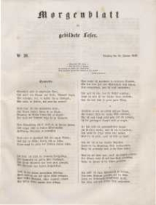 Morgenblatt für gebildete Leser, 1848, Dienstag, 25. Januar 1848, Nr 21.