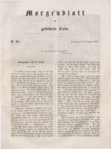Morgenblatt für gebildete Leser, 1848, Donnerstag, 27. Januar 1848, Nr 23.