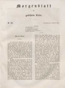 Morgenblatt für gebildete Leser, 1848, Donnerstag, 3. Februar 1848, Nr 29.
