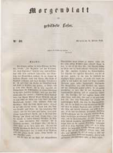 Morgenblatt für gebildete Leser, 1848, Mittwoch, 16. Februar 1848, Nr 40.