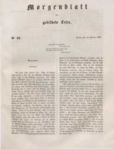 Morgenblatt für gebildete Leser, 1848, Freitag, 18. Februar 1848, Nr 42.