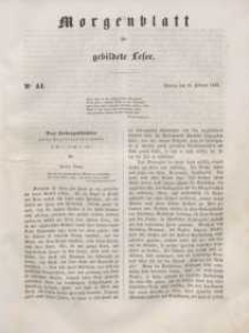 Morgenblatt für gebildete Leser, 1848, Montag, 21. Februar 1848, Nr 44.