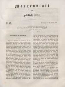 Morgenblatt für gebildete Leser, 1848, Donnerstag, 24. Februar 1848, Nr 47.