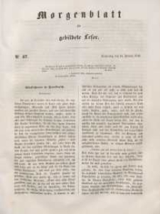 Morgenblatt für gebildete Leser, 1848, Donnerstag, 24. Februar 1848, Nr 47.