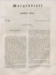 Morgenblatt für gebildete Leser, 1848, Sonnabend, 26. Februar 1848, Nr 49.