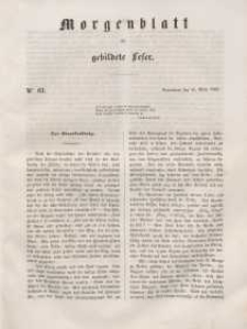 Morgenblatt für gebildete Leser, 1848, Sonnabend, 11. März 1848, Nr 61.