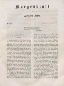 Morgenblatt für gebildete Leser, 1848, Donnerstag, 16. März 1848, Nr 65.