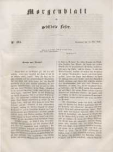 Morgenblatt für gebildete Leser, 1848, Sonnabend, 13. Mai 1848, Nr 115.