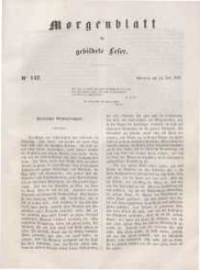 Morgenblatt für gebildete Leser, 1848, Mittwoch, 14. Juni 1848, Nr 142.
