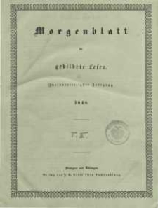 Morgenblatt für gebildete Leser, 1848, Sonnabend, 1. Juli 1848, Nr 157.