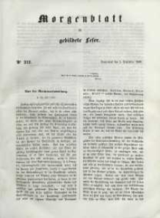 Morgenblatt für gebildete Leser, 1848, Sonnabend, 2. September 1848, Nr 211.