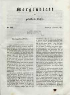 Morgenblatt für gebildete Leser, 1848, Montag, 4. September 1848, Nr 212.