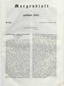 Morgenblatt für gebildete Leser, 1848, Donnerstag, 7. September 1848, Nr 215.