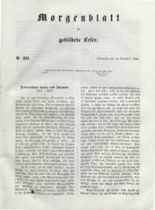 Morgenblatt für gebildete Leser, 1848, Donnerstag, 14. September 1848, Nr 221.
