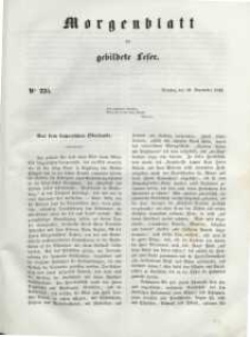 Morgenblatt für gebildete Leser, 1848, Dienstag, 19. September 1848, Nr 225.