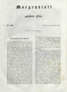 Morgenblatt für gebildete Leser, 1848, Mittwoch, 20. September 1848, Nr 226.