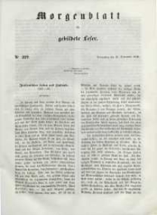 Morgenblatt für gebildete Leser, 1848, Donnerstag, 21. September 1848, Nr 227.