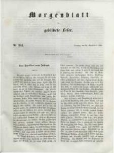 Morgenblatt für gebildete Leser, 1848, Dienstag, 26. September 1848, Nr 231.
