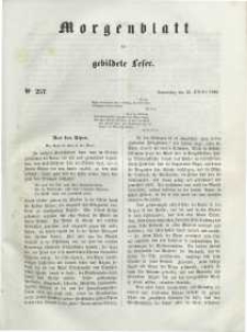 Morgenblatt für gebildete Leser, 1848, Donnerstag, 26. October 1848, Nr 257.