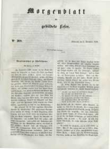 Morgenblatt für gebildete Leser, 1848, Mittwoch, 8. November 1848, Nr 268.