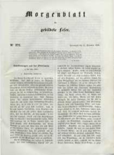 Morgenblatt für gebildete Leser, 1848, Sonnabend, 11. November 1848, Nr 271.