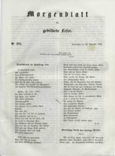 Morgenblatt für gebildete Leser, 1848, Donnerstag, 16. November 1848, Nr 275.