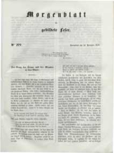 Morgenblatt für gebildete Leser, 1848, Sonnabend, 18. November 1848, Nr 277.