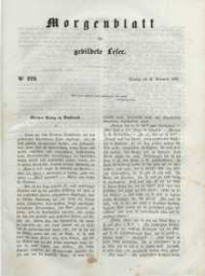 Morgenblatt für gebildete Leser, 1848, Dienstag, 21. November 1848, Nr 279.