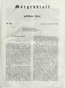 Morgenblatt für gebildete Leser, 1848, Donnerstag, 23. November 1848, Nr 281.