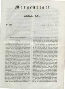 Morgenblatt für gebildete Leser, 1848, Dienstag, 19. Dezember 1848, Nr 303.