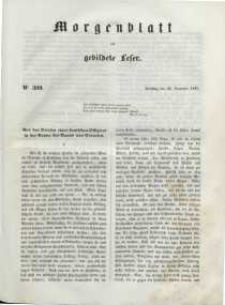 Morgenblatt für gebildete Leser, 1848, Dienstag, 26. Dezember 1848, Nr 309.