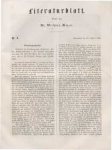 Literaturblatt, 1848, Sonnabend, 15. Januar, Nr 4.