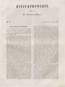 Literaturblatt, 1848, Donnerstag, 27. Januar, Nr 7.