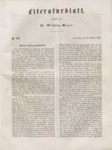 Literaturblatt, 1848, Donnerstag, 24. Februar, Nr 14.