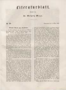 Literaturblatt, 1848, Sonnabend, 11. März, Nr 18.