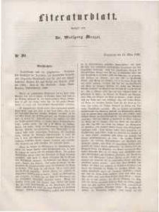 Literaturblatt, 1848, Sonnabend, 18. März, Nr 20.