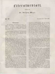 Literaturblatt, 1848, Sonnabend, 8. April, Nr 25.
