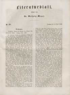 Literaturblatt, 1848, Dienstag, 18. April, Nr 28.